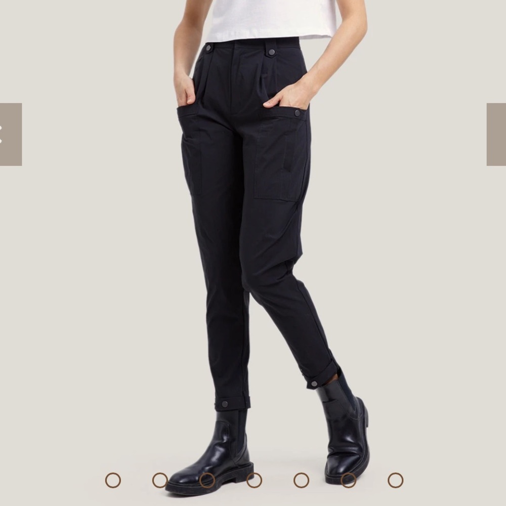 Gentle Herd Pocket Taper Cotton-Blend Ankle Pants